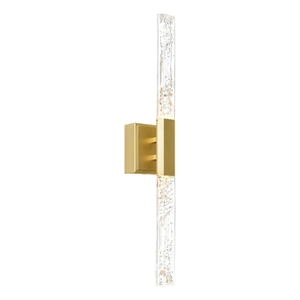 CWI Lighting Greta Integrated LED Brass Vanity Light
