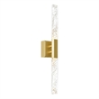 CWI Lighting Greta Integrated LED Brass Vanity Light