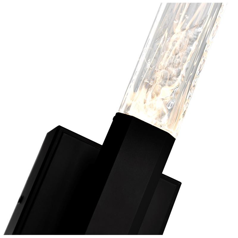 CWI Lighting Greta Integrated LED Black Wall Light