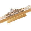 CWI Lighting Himalayas Integrated LED Brass Vanity Light