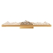 CWI Lighting Himalayas Integrated LED Brass Vanity Light
