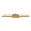 CWI Lighting Himalayas Integrated LED Brass Vanity Light