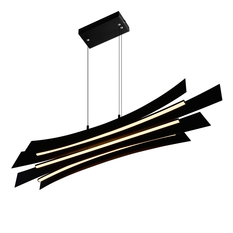 CWI Lighting Candora Integrated LED Black Chandelier