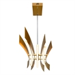 CWI Lighting Candora Integrated LED Brass Chandelier