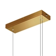 CWI Lighting Candora Integrated LED Brass Chandelier