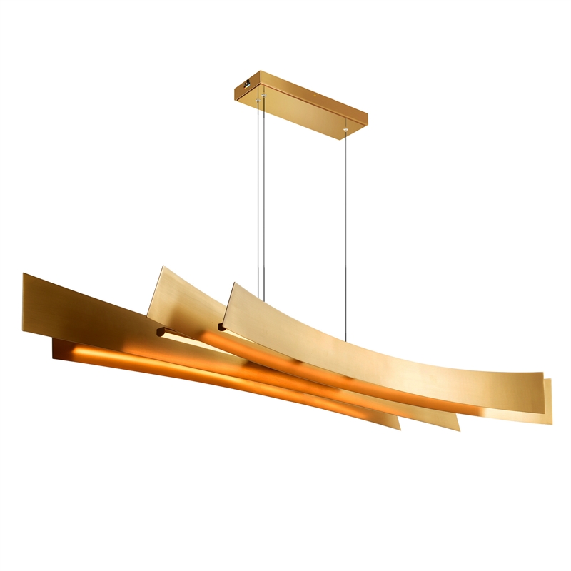 CWI Lighting Candora Integrated LED Brass Chandelier