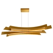 CWI Lighting Candora Integrated LED Brass Chandelier