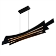 CWI Lighting Candora Integrated LED Black Chandelier