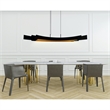 CWI Lighting Candora Integrated LED Black Chandelier
