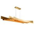 CWI Lighting Candora Integrated LED Brass Chandelier
