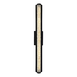 CWI Lighting Fiji Integrated LED Black Outdoor Wall Light