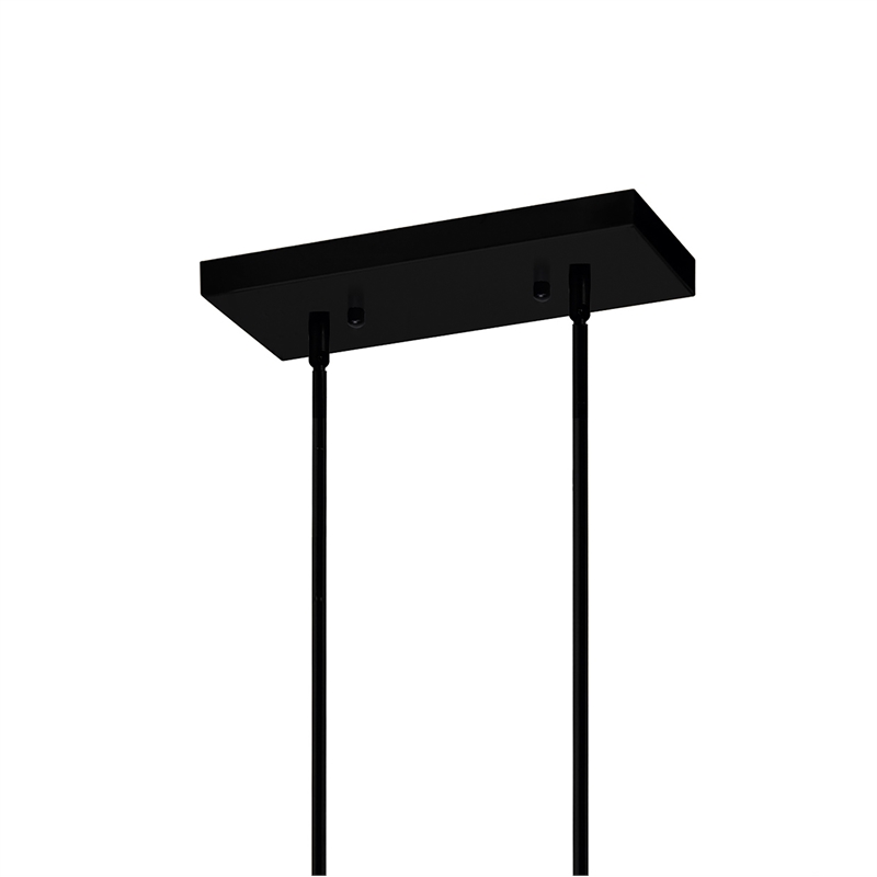 CWI Lighting Dragonswatch Integrated LED Black Chandelier