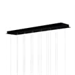 CWI Lighting Dragonswatch Integrated LED Black Chandelier