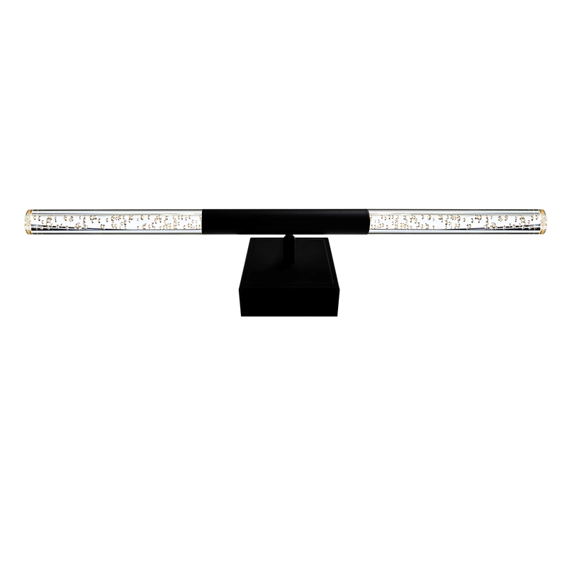 CWI Lighting Dragonswatch Integrated LED Black Vanity Light