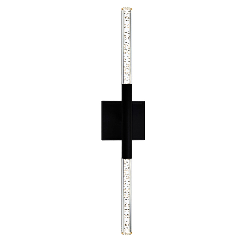 CWI Lighting Dragonswatch Integrated LED Black Vanity Light
