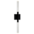 CWI Lighting Dragonswatch Integrated LED Black Vanity Light