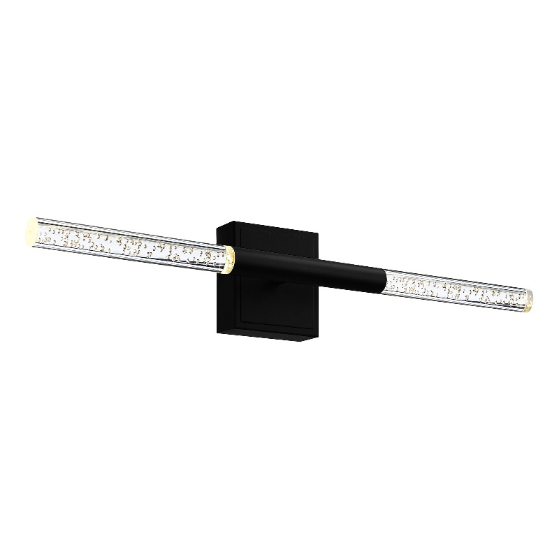 CWI Lighting Dragonswatch Integrated LED Black Vanity Light