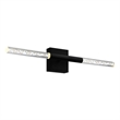 CWI Lighting Dragonswatch Integrated LED Black Vanity Light