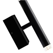 CWI Lighting Dragonswatch Integrated LED Black Wall Light