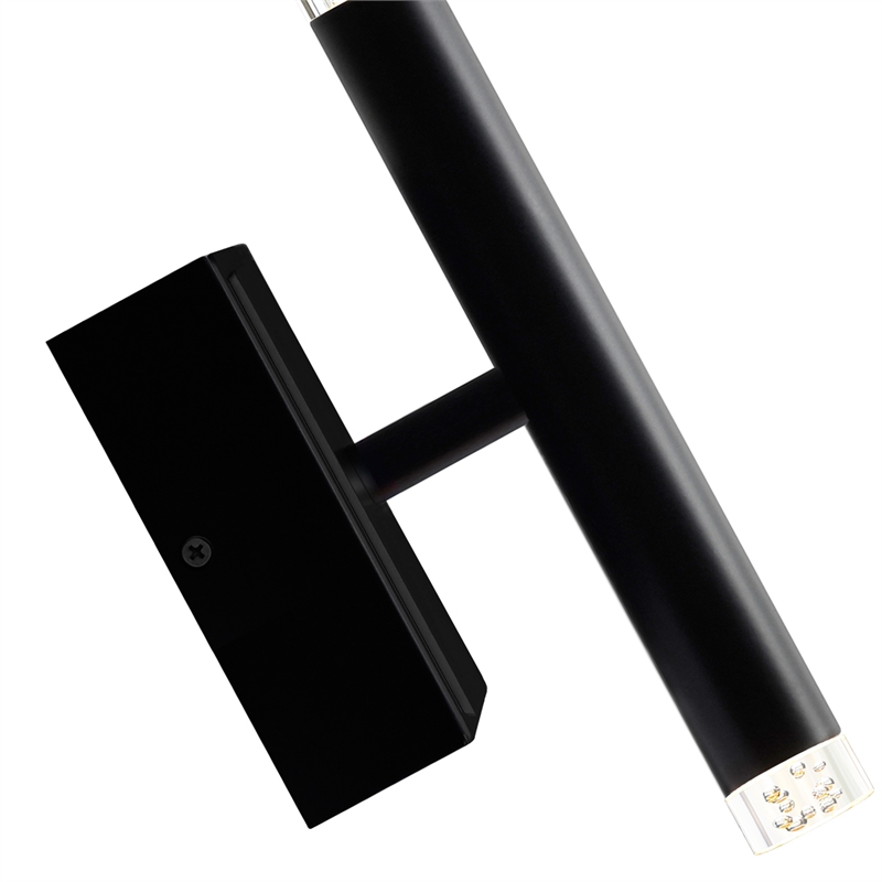 CWI Lighting Dragonswatch Integrated LED Black Wall Light