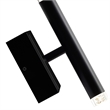 CWI Lighting Dragonswatch Integrated LED Black Wall Light