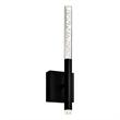 CWI Lighting Dragonswatch Integrated LED Black Wall Light