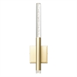 CWI Lighting Dragonswatch Integrated LED Satin Gold Wall Light