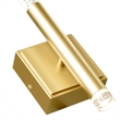 CWI Lighting Dragonswatch Integrated LED Satin Gold Wall Light