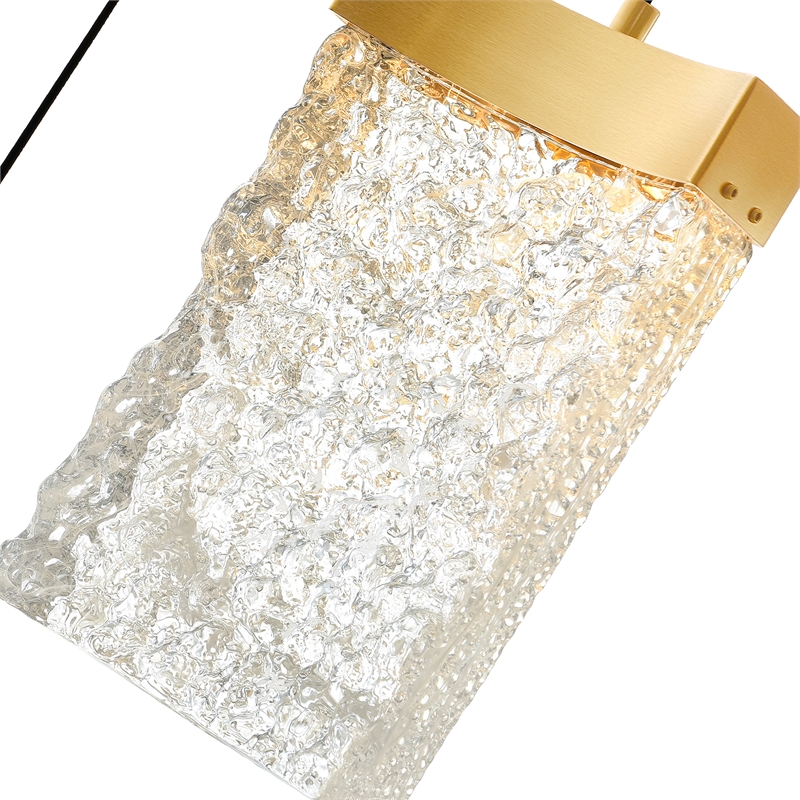 CWI Lighting Lava Integrated LED Brass Chandelier