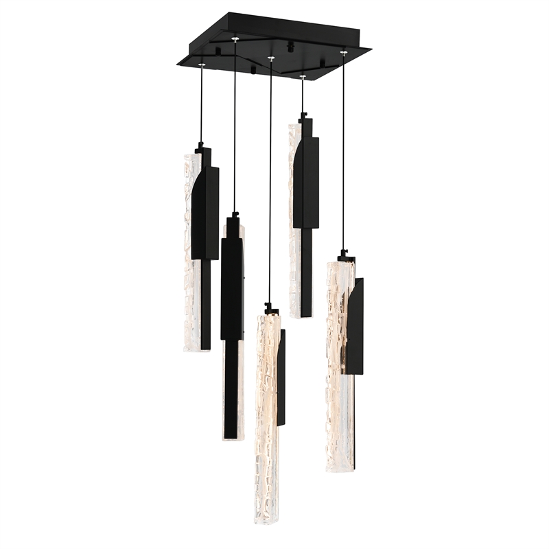 Valira Integrated LED Black Mini Pendant
