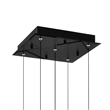 Valira Integrated LED Black Mini Pendant