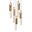 Valira Integrated LED Brass Mini Pendant