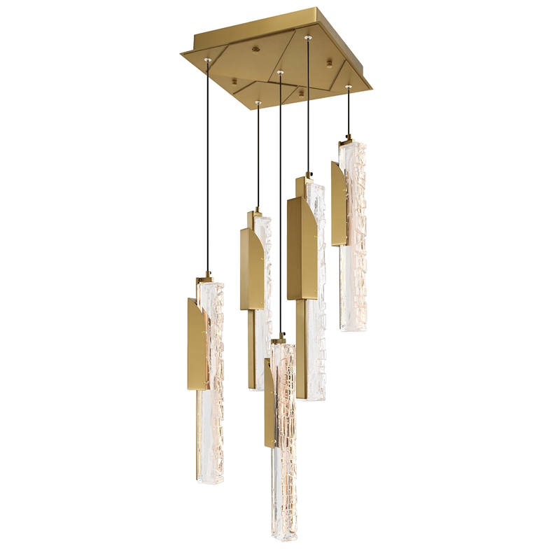 Valira Integrated LED Brass Mini Pendant