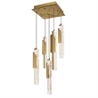 Valira Integrated LED Brass Mini Pendant