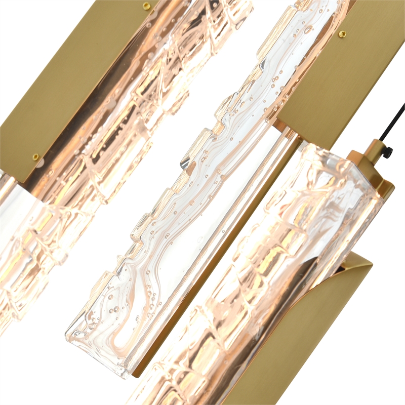 Valira Integrated LED Brass Mini Pendant