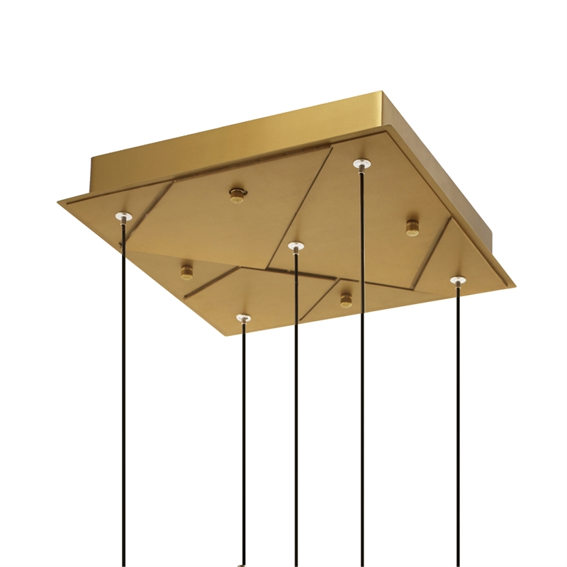 Valira Integrated LED Brass Mini Pendant