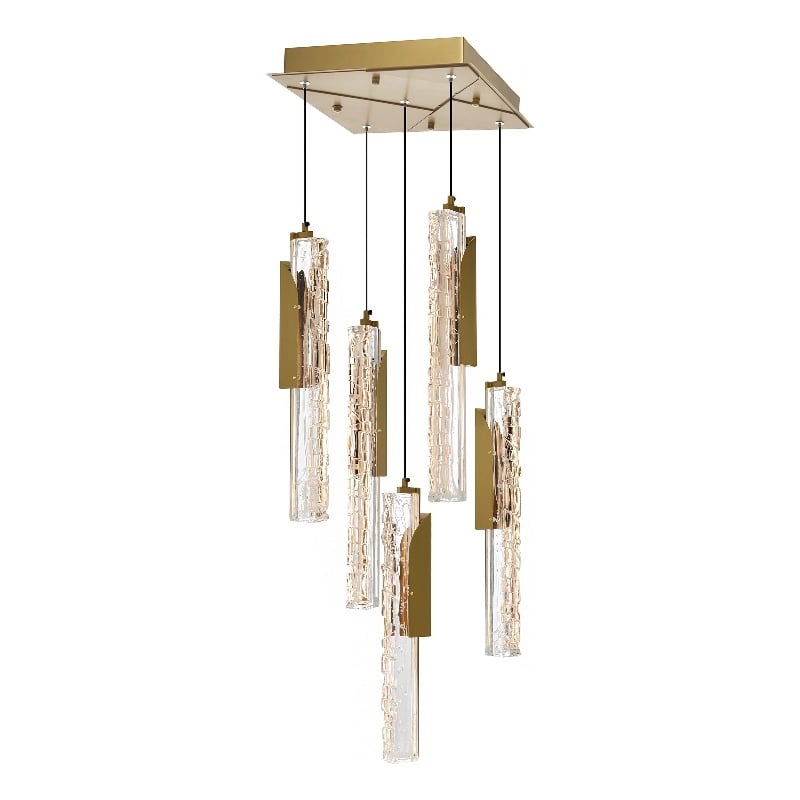 Valira Integrated LED Brass Mini Pendant