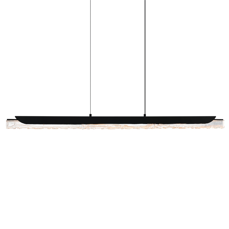 Valira Integrated LED Black Chandelier