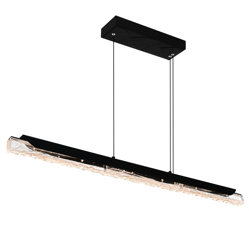 Valira Integrated LED Black Chandelier