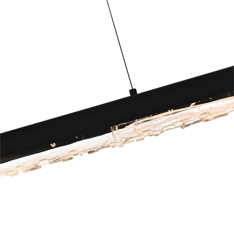 Valira Integrated LED Black Chandelier
