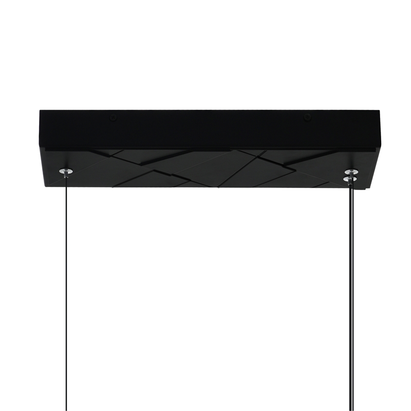 Valira Integrated LED Black Chandelier