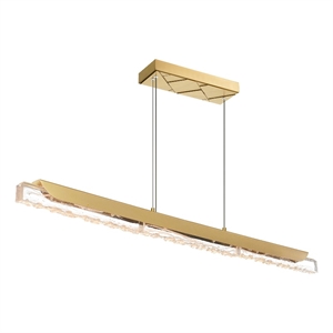 Valira Integrated LED Brass Chandelier