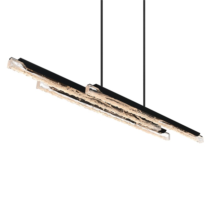 Valira Integrated LED Black Chandelier