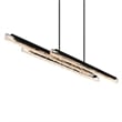 Valira Integrated LED Black Chandelier