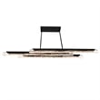 Valira Integrated LED Black Chandelier