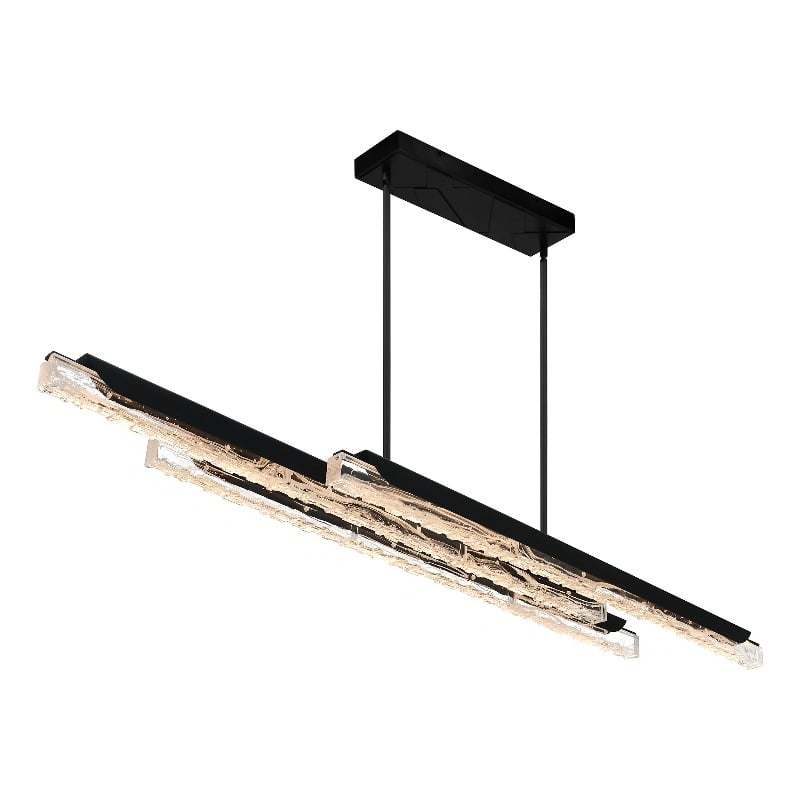 Valira Integrated LED Black Chandelier