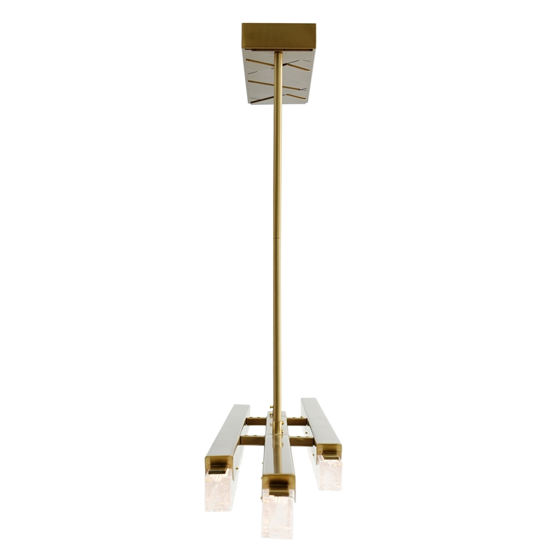 Valira Integrated LED Brass Chandelier