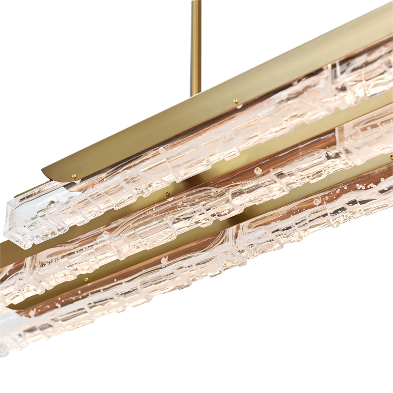 Valira Integrated LED Brass Chandelier