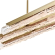 Valira Integrated LED Brass Chandelier