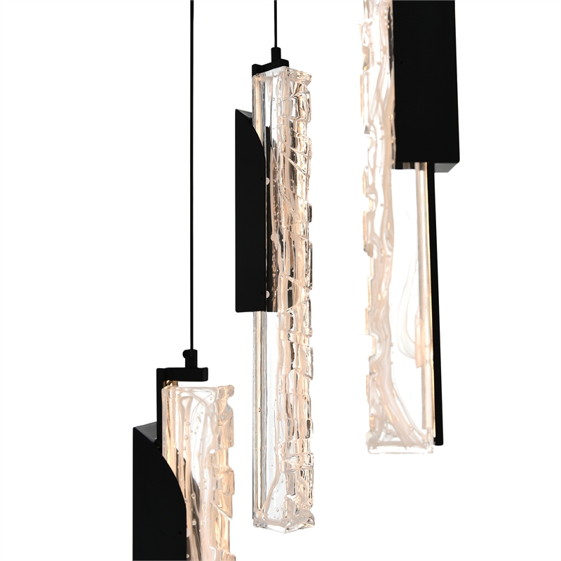 Valira Integrated LED Black Mini Pendant